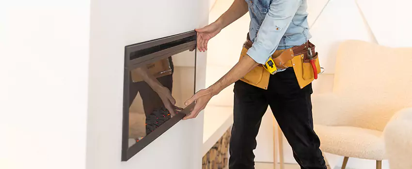 Metal Fireplace Installation in Kalamazoo, Michigan