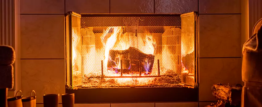 Mendota Hearth Landscape Fireplace Installation in Kalamazoo, Michigan
