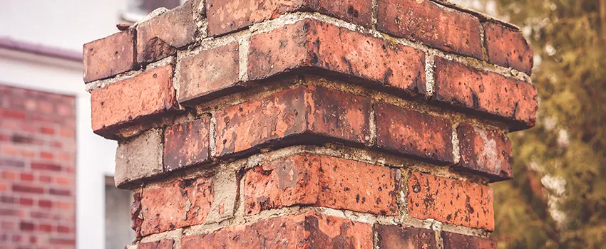 Cracked Chimney Bricks Repair Cost in Kalamazoo, Michigan
