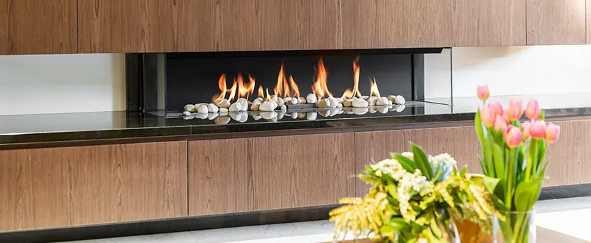 Double-height Fireplace Design Refurbishment in Kalamazoo, Michigan